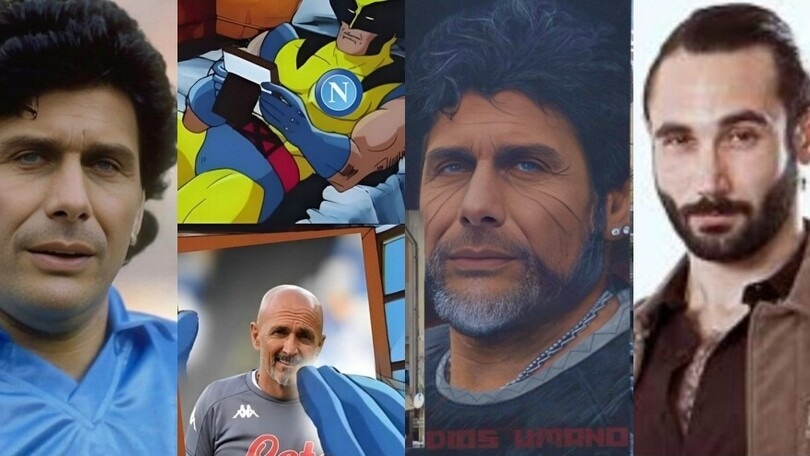 Conte al Napoli? Le ironie social tra Maradona, Garcia e Spalletti