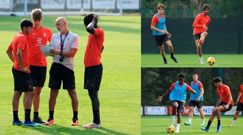 Pioli spiega ai giovani, Adli vuole tenersi il posto: Milan al lavoro
