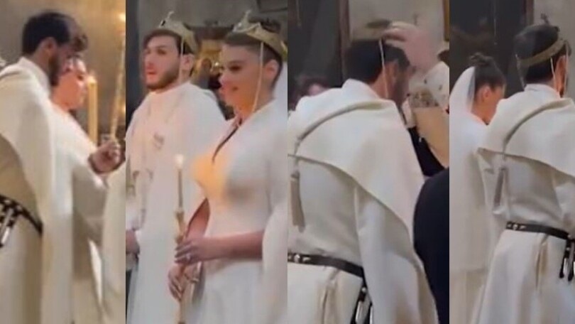 Kvaratskhelia si è sposato con Nitsa: le foto del matrimonio in Georgia
