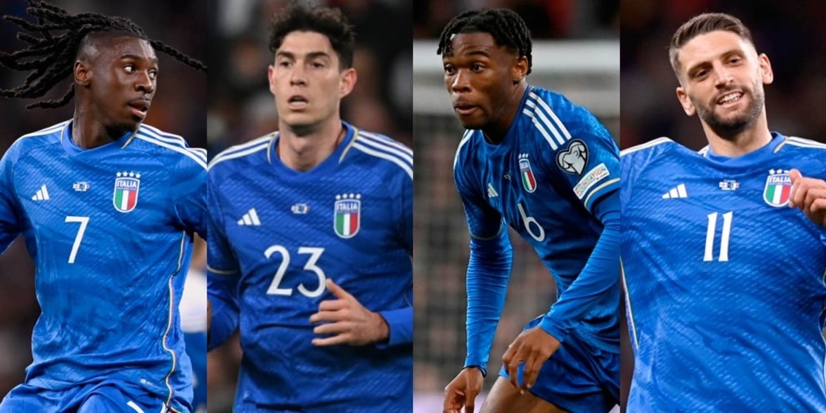 Pagelle Italia: Bastoni da censura, Udogie da applausi, Berardi sparisce