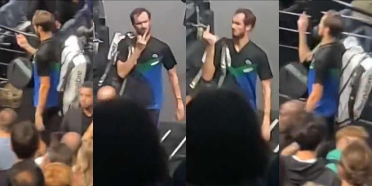 Medvedev, follie a Parigi: dito medio ai tifosi, poi l’assurda giustificazione