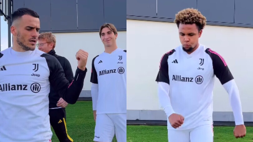 Allenamento Juve: Kostic e Miretti bomber, McKennie balletto portafortuna