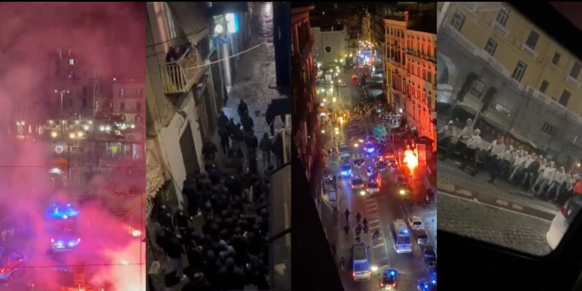 Napoli-Union Berlino, caos ultras e guerriglia urbana sfiorata: 11 arresti