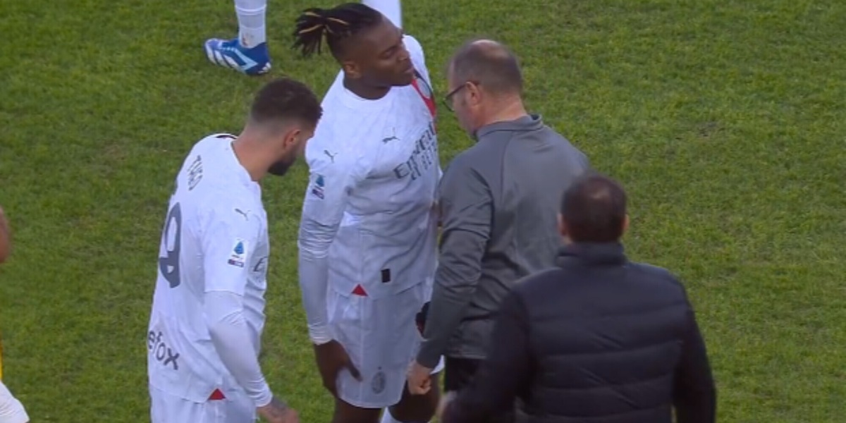 Leao, l'infortunio in Lecce-Milan: cosa è successo