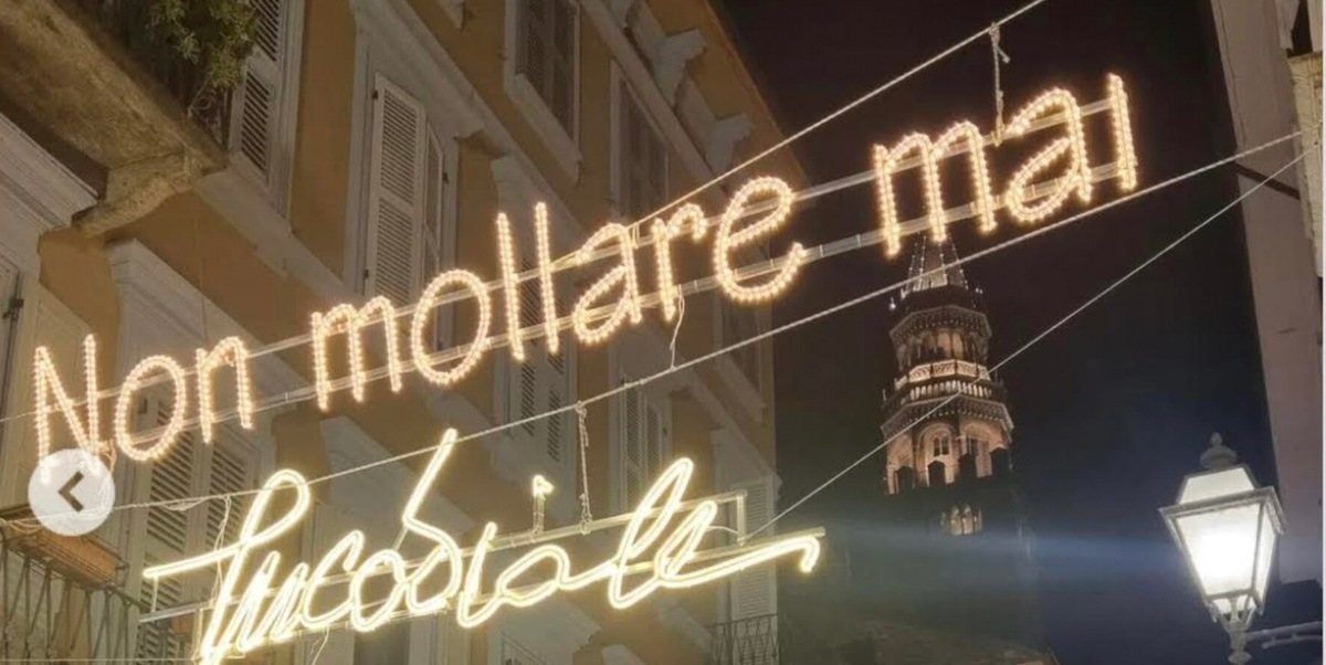 Quelle parole di Vialli che illuminano le vie di Cremona