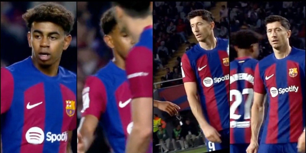 Lewandowski furioso, Yamal incredulo: il gesto polemico che agita il Barcellona