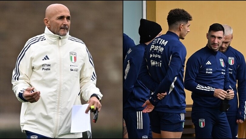 Italia, Spalletti (quasi) senza Juve: l'allenamento in vista della Macedonia