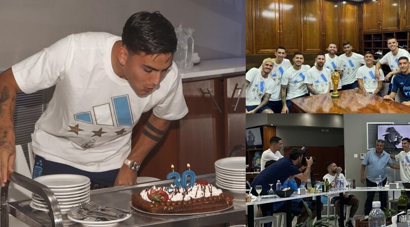 Dybala, compleanno in Argentina tra ex Juve, candeline e scherzi in allenamento