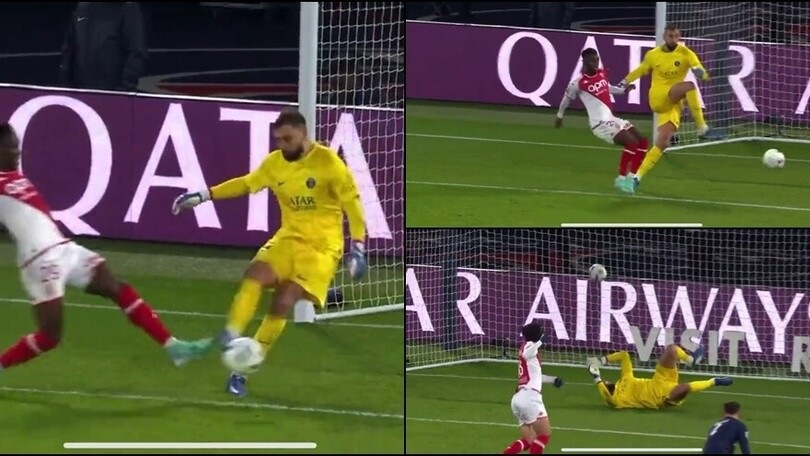 Donnarumma, che papera: l'incredibile errore in Psg-Monaco
