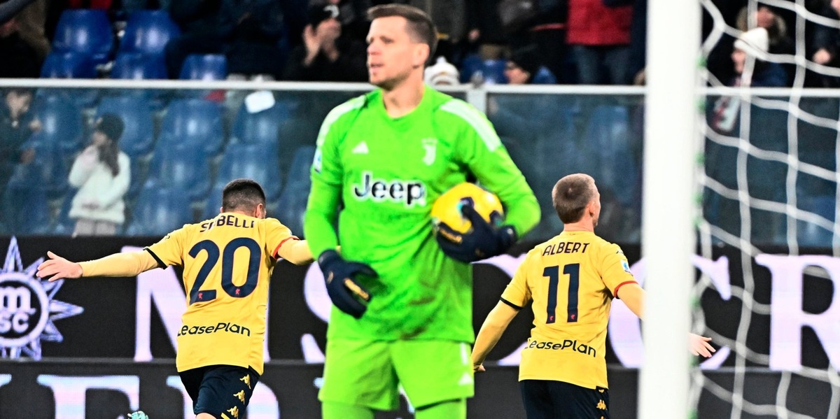 Genoa-Juve 1-1: Gudmundsson risponde a Chiesa, Allegri resta dietro l'Inter