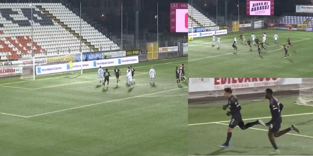 Hasa, la punizione è un gioiello: la Juve Next Gen sblocca così con l'Entella