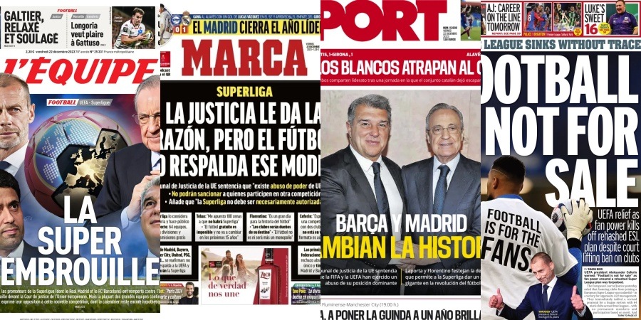 Superlega, la storica sentenza sulle prime pagine dei giornali