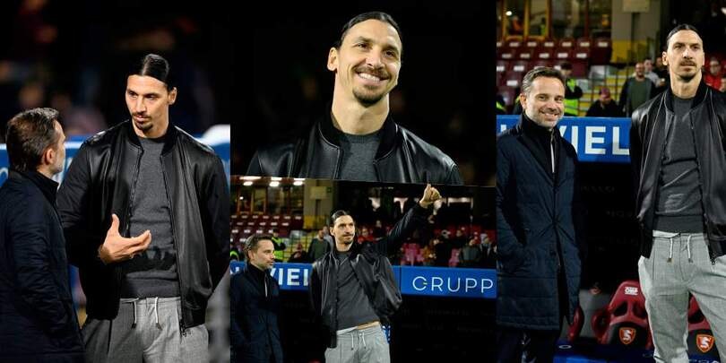 Ibrahimovic a Salerno: è la prima uscita ufficiale da senior advisor del Milan