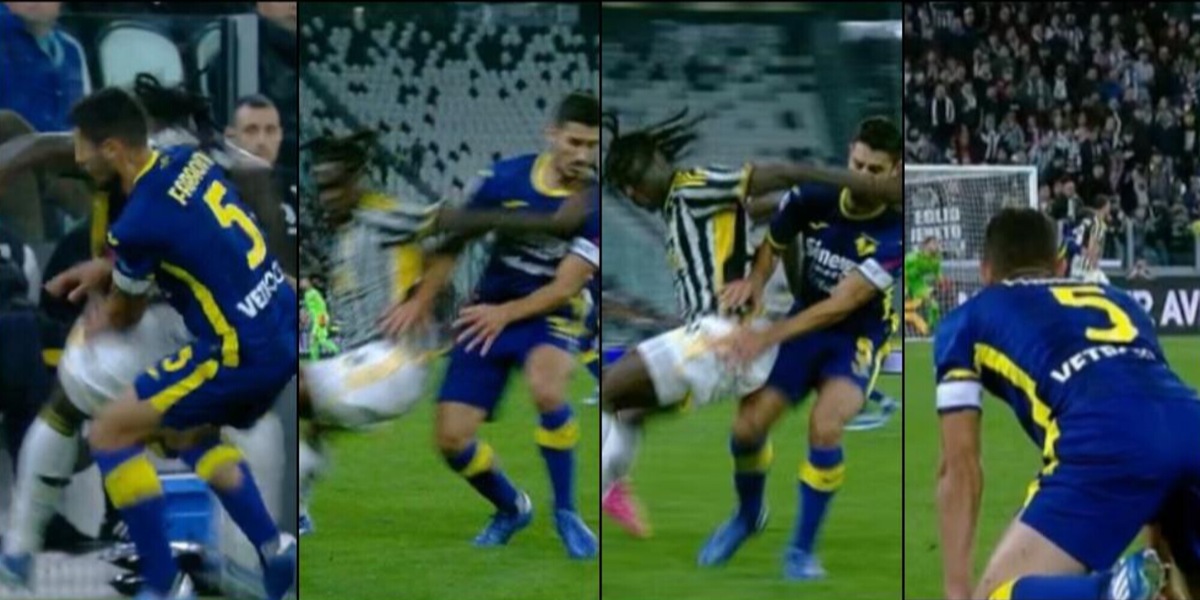Bastoni-Duda e Kean-Faraoni, stesso Var e giudizi opposti: tifosi Juve in rivolta