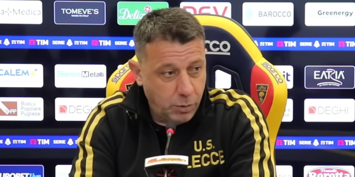 Lecce, D'Aversa e il ko con la Juve: "Ha vinto per una questione di..."