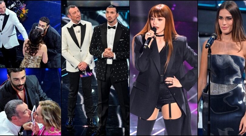 Sanremo, la prima serata per immagini: i look dei cantanti, gli ospiti e lo show del Festival