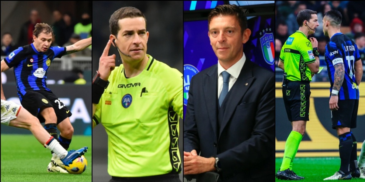 Rocchi ferma Ayroldi dopo Inter-Genoa: il rigore a Barella costa caro