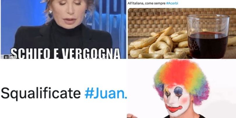 Caso Acerbi, le reazioni social: "Vergogna, allora squalificate Juan Jesus"