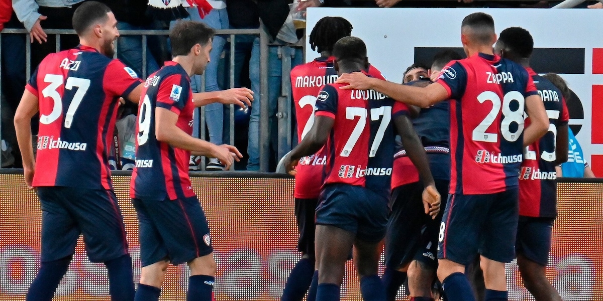 Atalanta ko, frenata Champions: Cagliari show. Il Genoa vince, brilla Gudmundsson