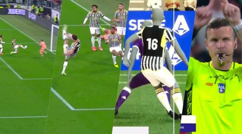 Juve-Fiorentina, i due gol di Vlahovic annullati da arbitro e Var: il motivo