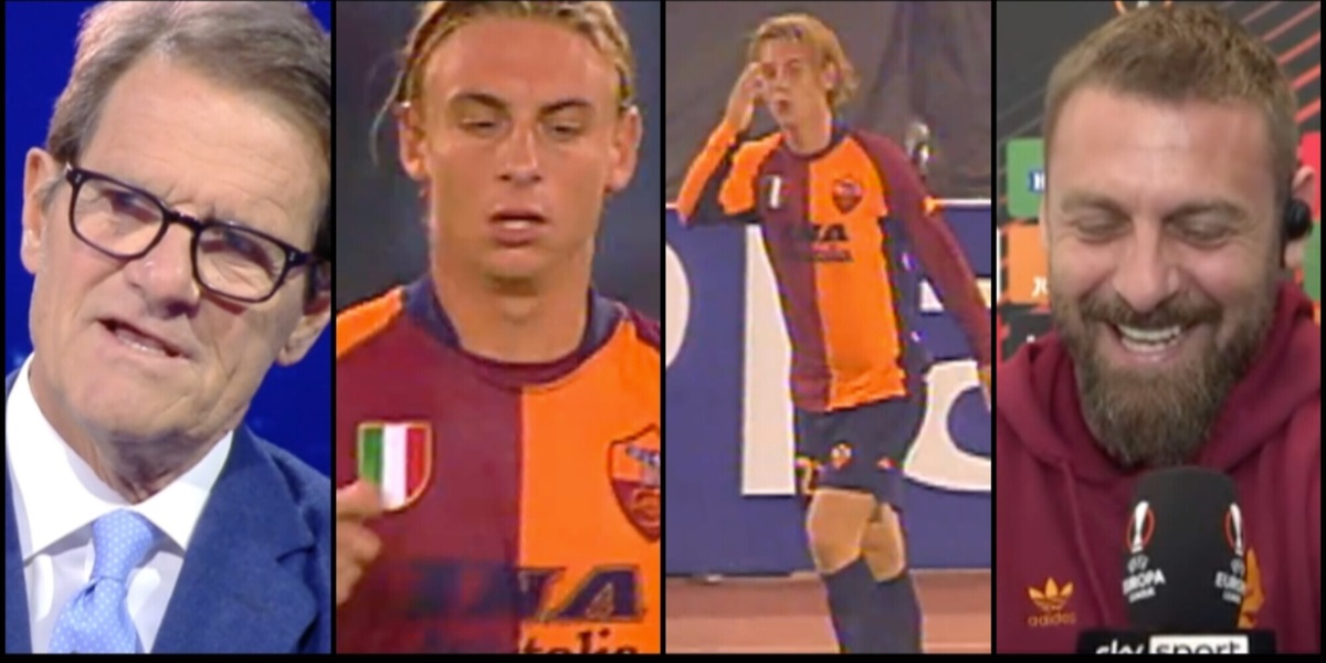 Capello sbaglia, De Rossi lo corregge in diretta: "No Mister, non si ricorda"