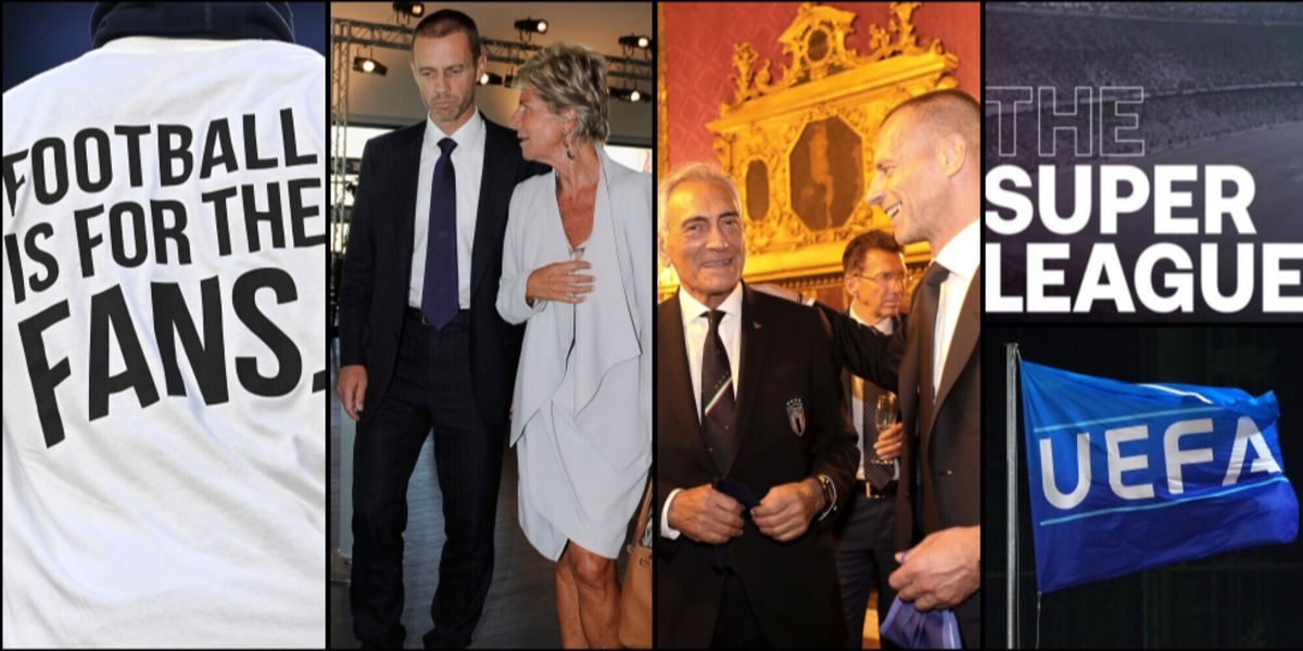 La brutta e cattiva Superlega, la bella SuperChampions in elegante blu Uefa