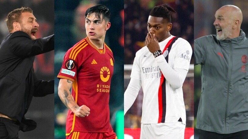 Pagelle Roma-Milan: magia Dybala, Paredes d'intelligenza, Pioli in bambola