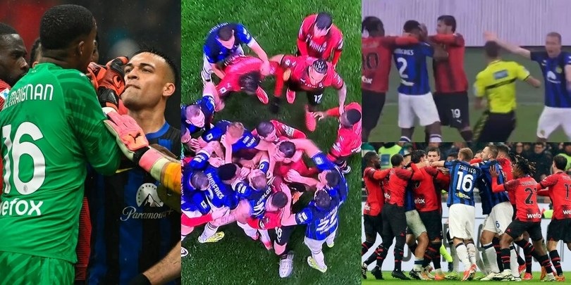 Le risse in Milan-Inter, mani in faccia e colpi proibiti: cosa è successo