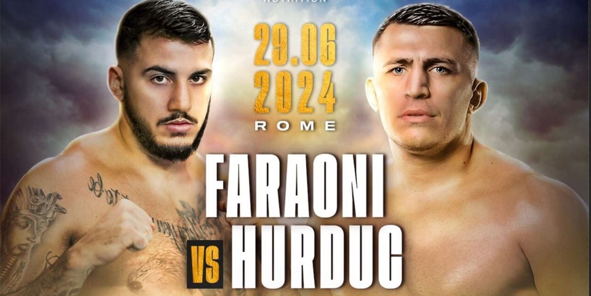 Kickboxing: Roma ospiterà la sfida mondiale tra Faraoni e Hurduc