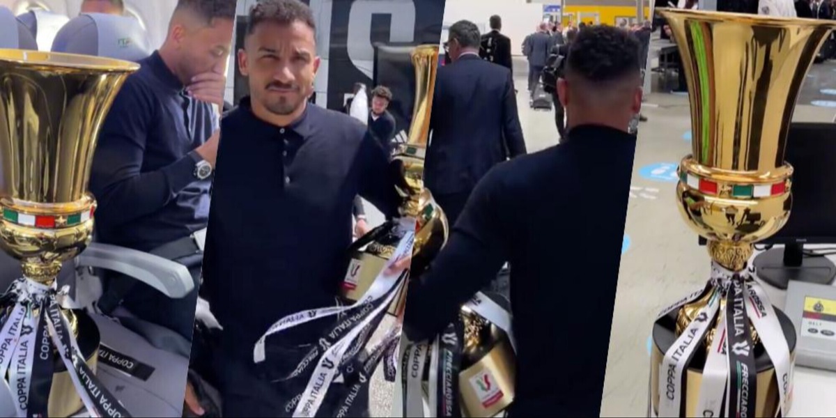 Danilo, il custode della Coppa Italia: il capitano della Juve la consegna a Torino