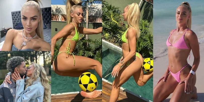 Douglas Luiz alla Juve: con lui c'è anche la sexy Alisha Lehmann