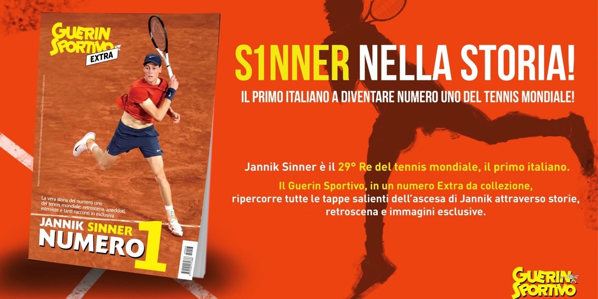 È in edicola “Jannik Sinner Numero 1”