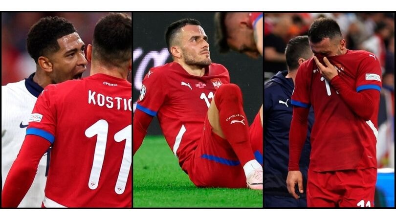 Kostic, scontro con Bellingham poi le lacrime: l'Europeo finisce, la Juve in ansia