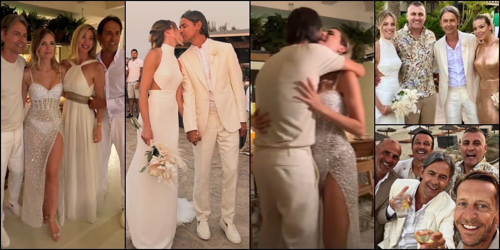 Inzaghi, matrimonio di Serie A: raduno pazzesco, Vieri scatenato e Simone...