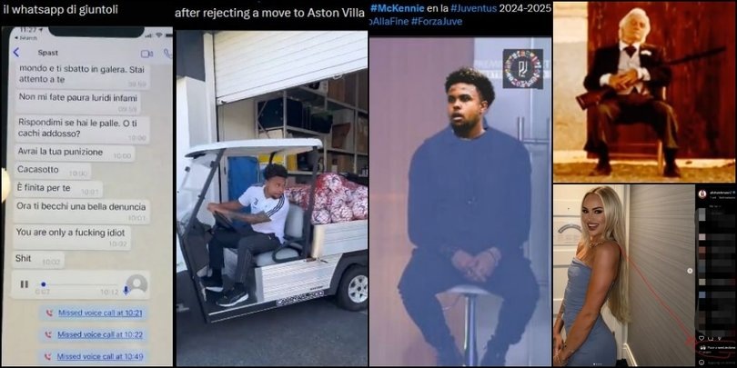 McKennie, ironie social sul no all'Aston Villa: Giuntoli, lo sgabello e i like alla fidanzata di Douglas Luiz...