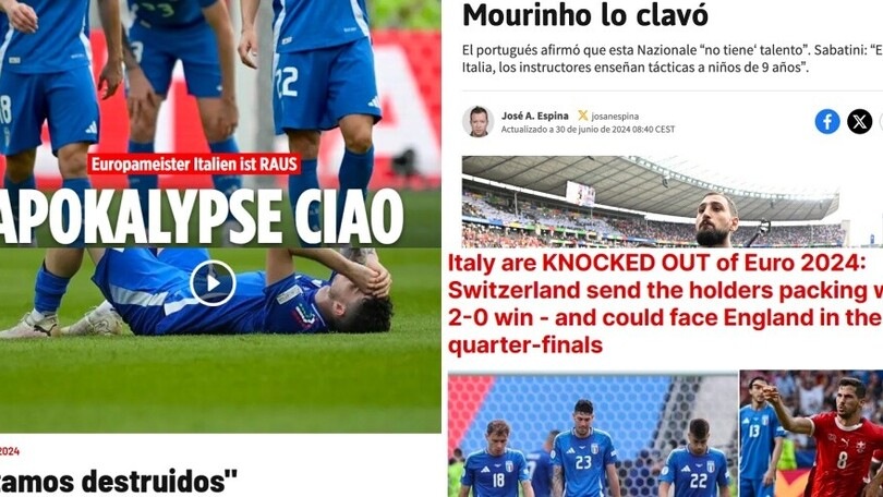 "Apokalypse Ciao" e "Mourinho ha fatto centro": i giornali esteri sul disastro Italia