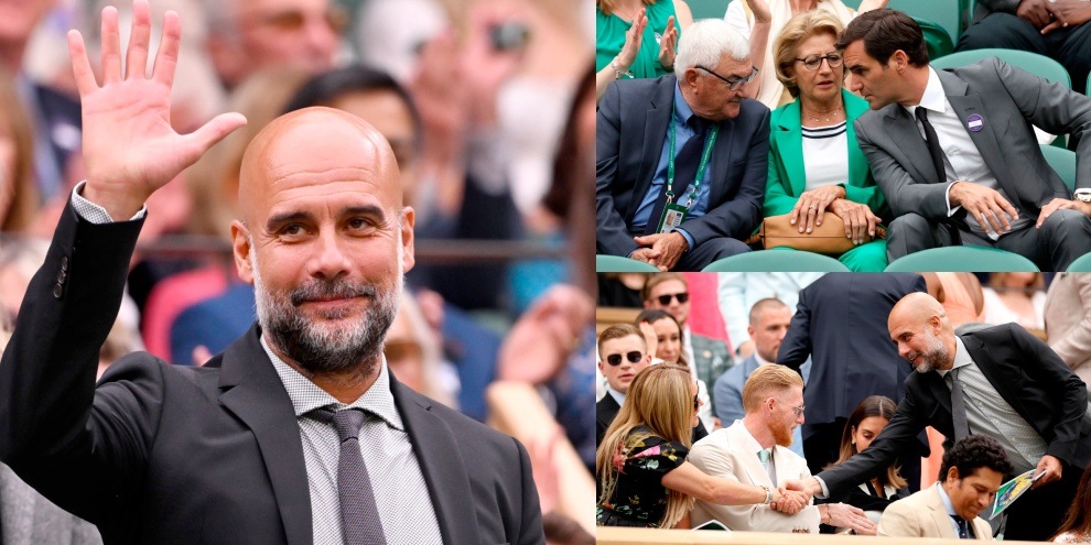 Guardiola e Federer, talento ed eleganza: a Wimbledon è il giorno dei giganti