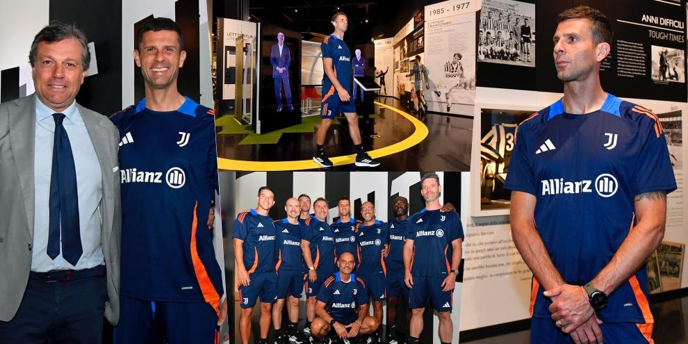 Thiago Motta entra nel mondo Juve: visita al Museo insieme a Giuntoli