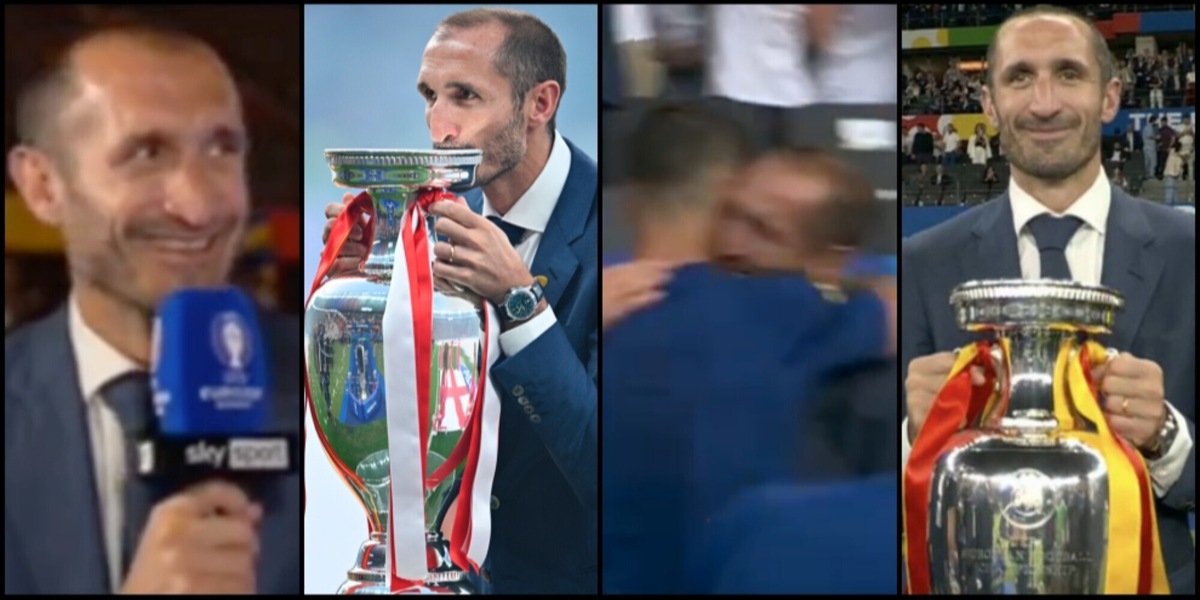 Chiellini e l'Inghilterra che continua a non capire: la frase in tv che spezza