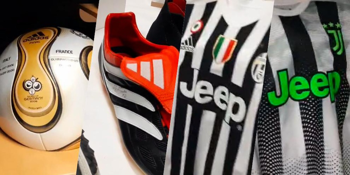Dalle scarpe di Del Piero alle maglie Juve: viaggio nel museo Adidas