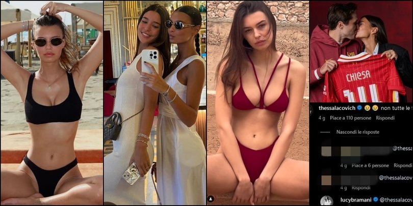 Juve, con Chiesa via anche Lucia: foto con la fiamma di Vlahovic e commento di lady Locatelli