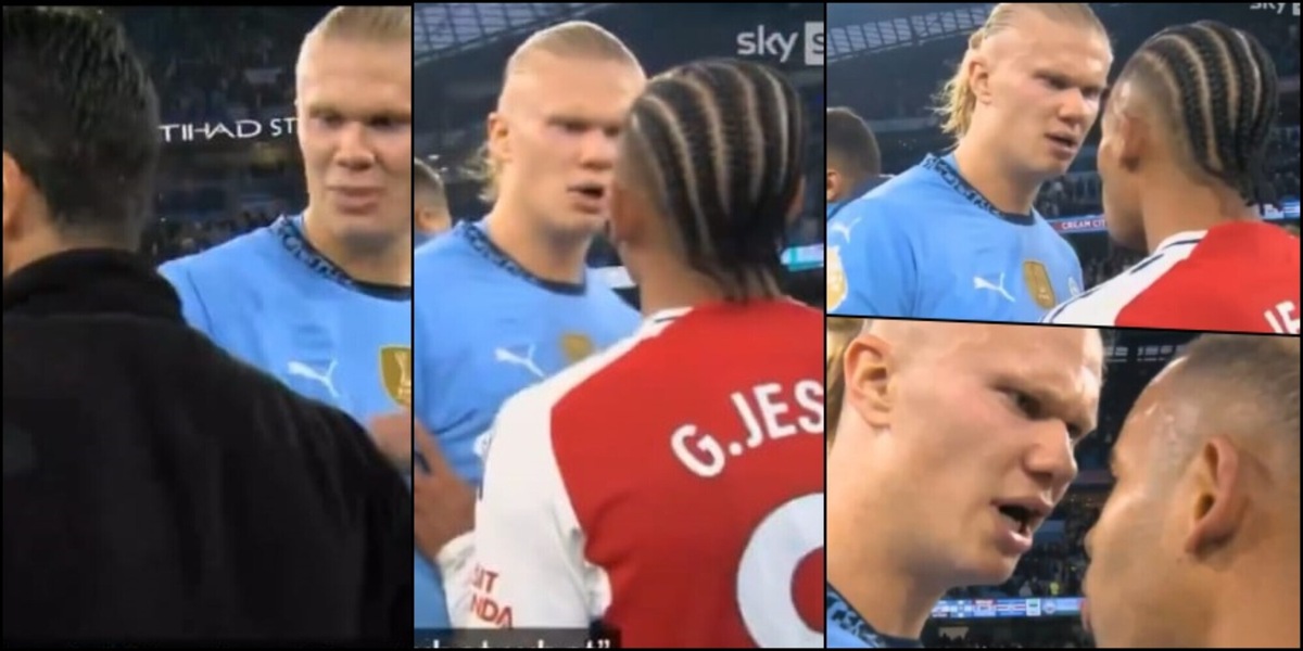 Haaland furioso dopo City-Arsenal: la frase ad Arteta e il litigio con Jesus