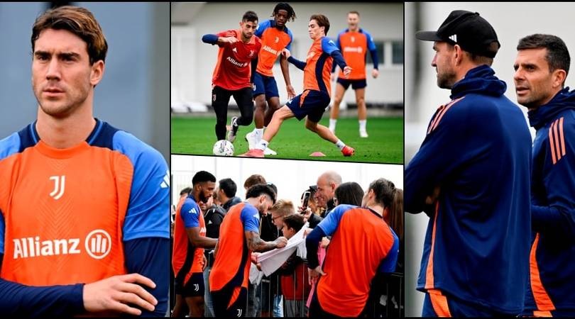Vlahovic chiamato al riscatto, Motta guida la Juve: allenamento tra i tifosi