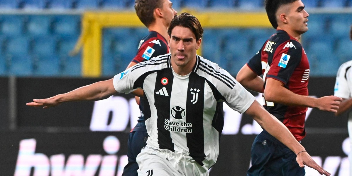 Genoa-Juventus 0-3: si sveglia Vlahovic, Motta riprende a correre ed è primo!