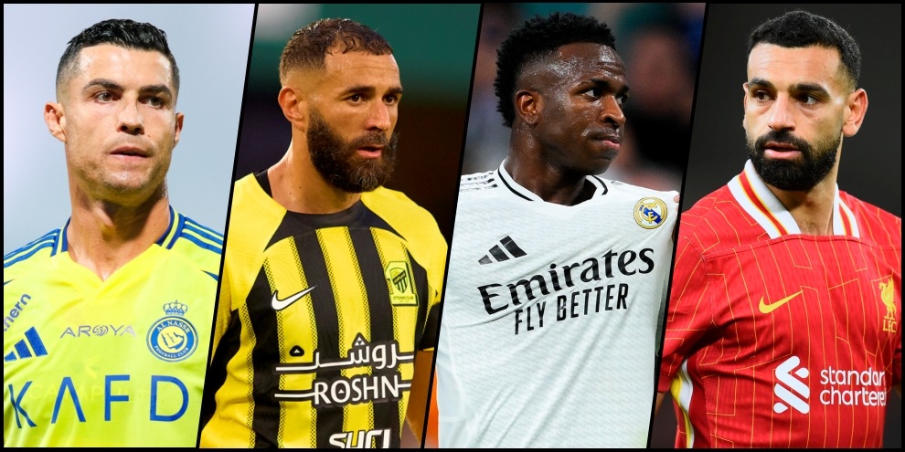 Da Ronaldo a Mbappé, Vinicius e De Bruyne: la classifica dei calciatori più ricchi