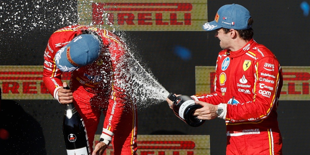 Ferrari, doppietta magistrale. Leclerc geniale, mondiale Costruttori alla portata