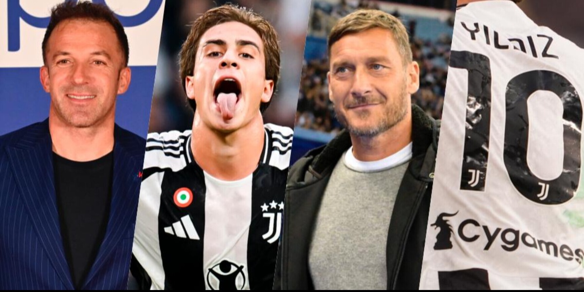 Totti e il paragone Del Piero-Yildiz: “La 10 pesa, servono spalle larghe"