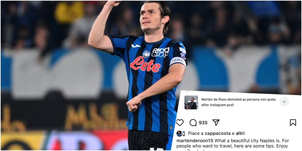 Napoli-Atalanta, De Roon e lo sfottò sui social: il post diventa virale!