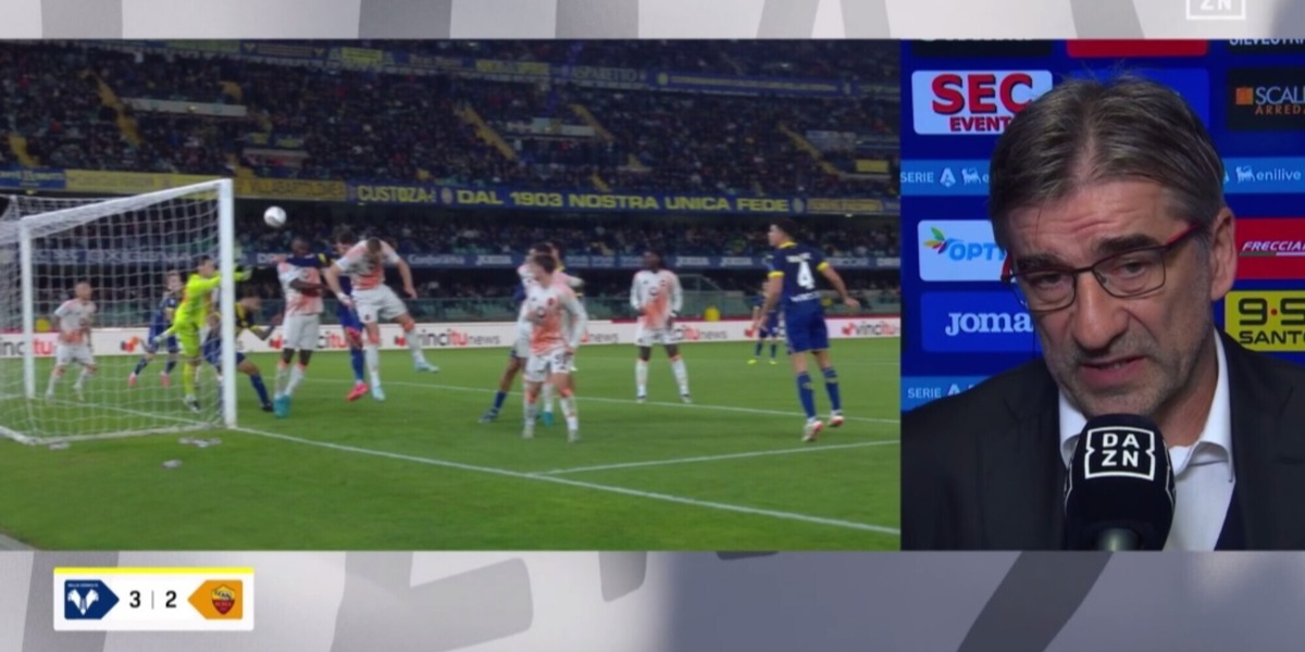 Juric e il 2-1 del Verona: “Gomitata netta, ennesimo episodio ai danni della Roma"