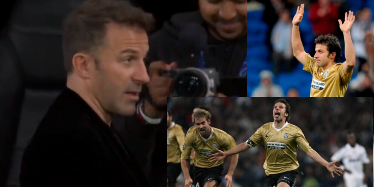 Del Piero, il Bernabeu si alza in piedi: 16 anni dopo a Madrid, "incredibile"